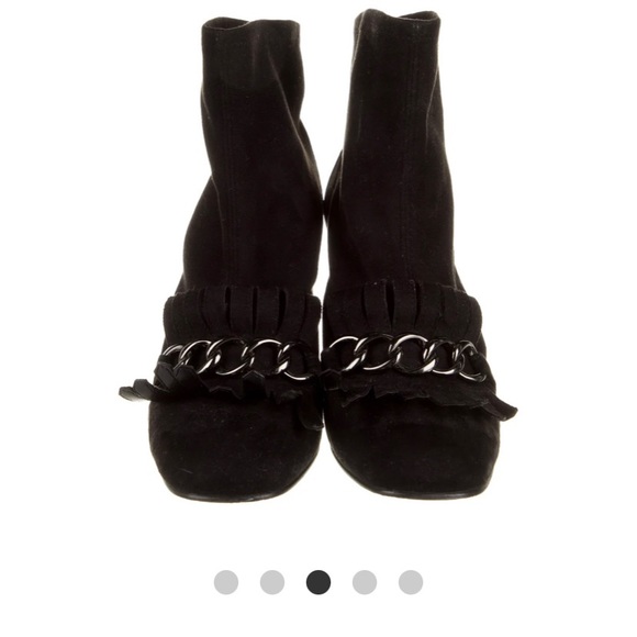 Stuart Weitzman Ringleader Suede Bootie - Picture 3 of 5